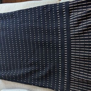 Black and white striped Ted baker dress midi length size 5 us equivalent to xl